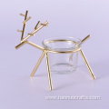 modern Christmas glass candlestick handicrafts directly